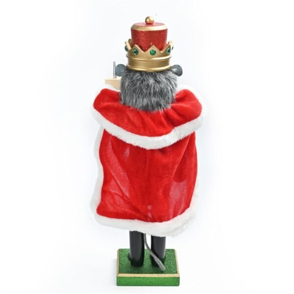 15 Inch Wooden Nutcracker Soldier for Home Christmas Decoration - Image 2