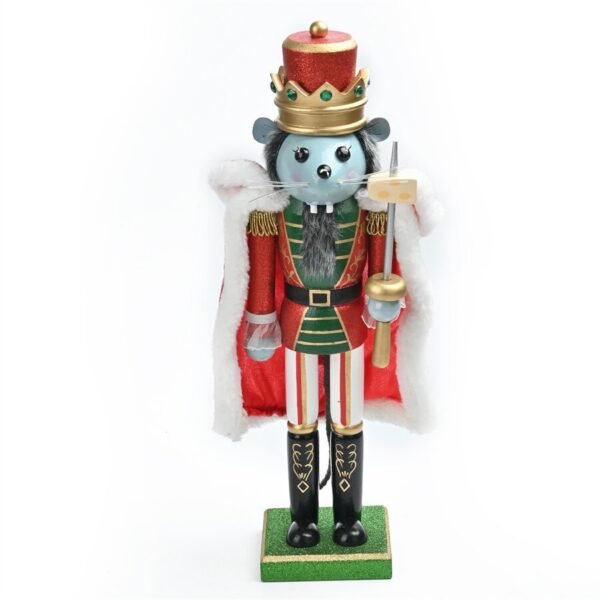 15 Inch Wooden Nutcracker Soldier for Home Christmas Decoration - Image 3