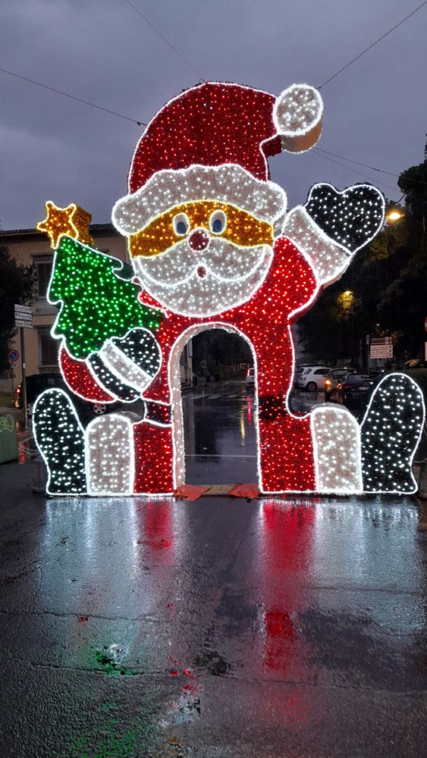 Custom Christmas Santa Claus Motif Lights Christmas Decorations - Image 3