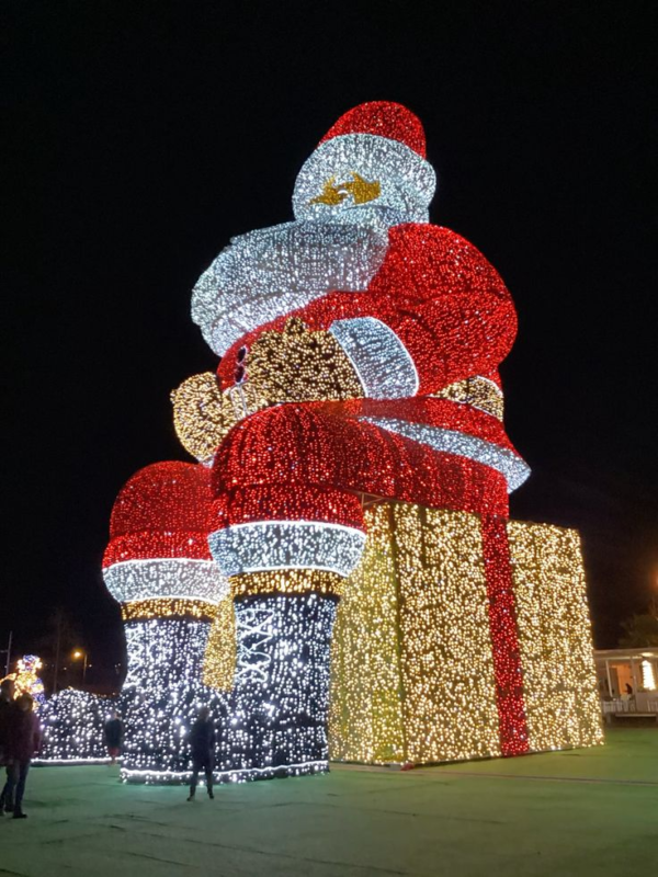 Custom Christmas Santa Claus Motif Lights Christmas Decorations