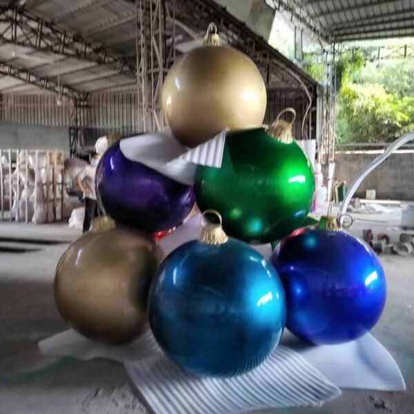 Large Ornaments Outdoor Christmas Decorations Sets Christmas Balls - Image 4