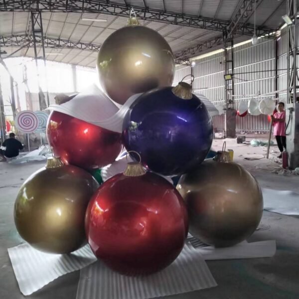 Large Ornaments Outdoor Christmas Decorations Sets Christmas Balls - Image 9