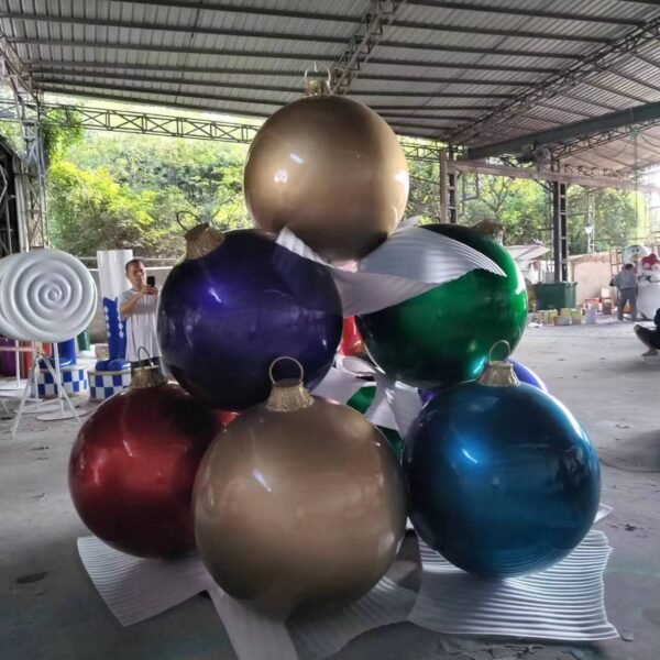 Large Ornaments Outdoor Christmas Decorations Sets Christmas Balls - Image 3