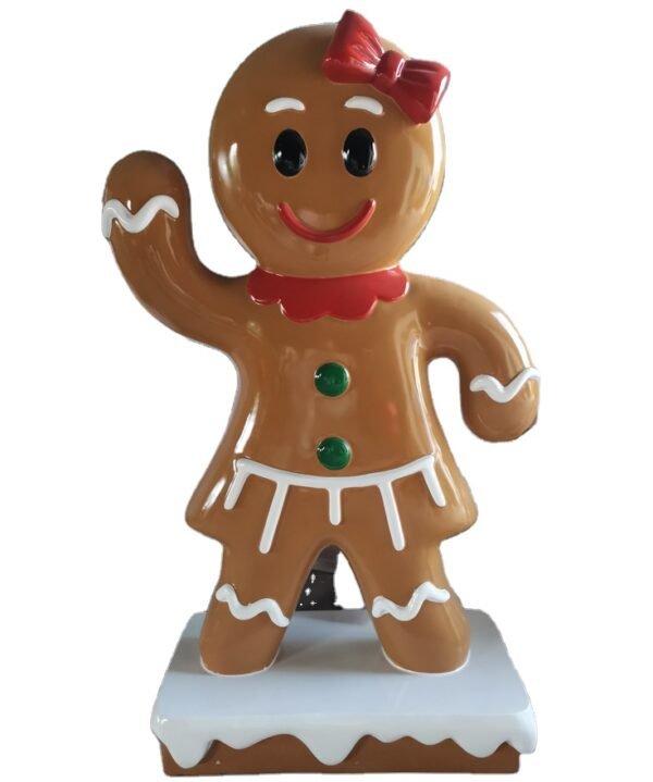 Outdoor Christmas Decoration Large Gingerbread men girl boy - Image 3