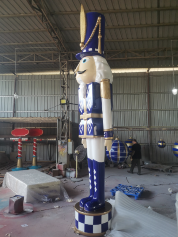 Life Size Christmas Nutcracker Soldier Decorations - Image 4