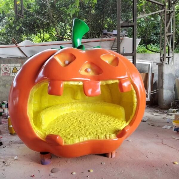 Giant Halloween Yard Decorations Pumpkin for Halloween Decor