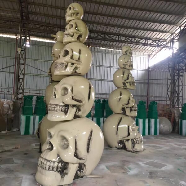 Resin Crafts Giant Skeleton Props Toy Halloween Decorations - Image 2