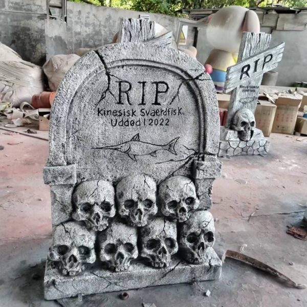 Tombstone Gravestone Monument Fiberglass Products Halloween Headstone