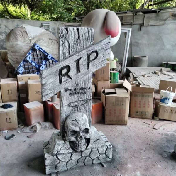 Tombstone Gravestone Monument Fiberglass Products Halloween Headstone - Image 7