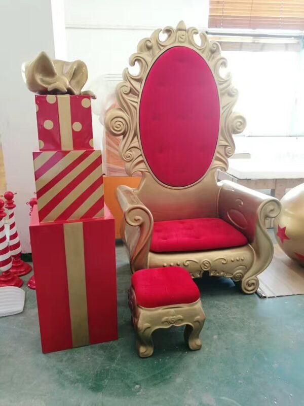 Outdoor King Queen Throne Chair Christmas Decorations - Image 2