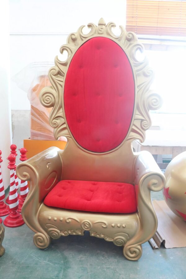 Outdoor King Queen Throne Chair Christmas Decorations - Image 4