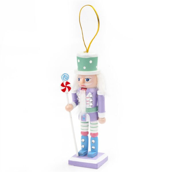 4pcs Navidad Decor Christmas Mini Peppermint Nutcrackers - Image 3