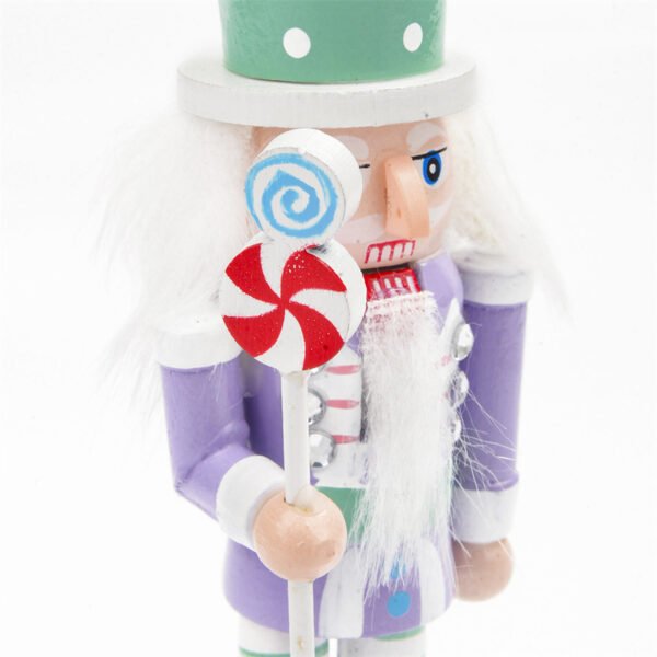 4pcs Navidad Decor Christmas Mini Peppermint Nutcrackers - Image 6