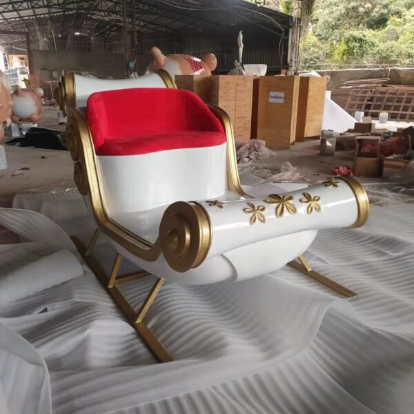 Large Electric Christmas santa reindeer sleigh track - Image 3