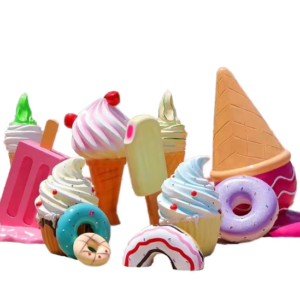 Outdoor Giant Shopping Mall Theme Party Home Decorations Cake Ice Cream Sculpture Resin Crafts Fiberglass Statue Ornaments