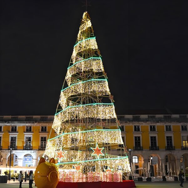 3D Outdoor Christmas Tree Lighted Decorative Christmas Decorations - Image 7