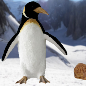 Life Size Animated Plush Penguin Realistic Fiberglass Resin Penguin Models Christmas Ornaments