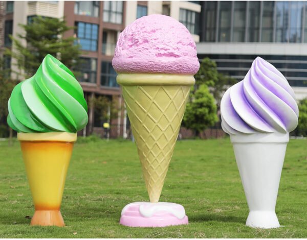 Outdoor Giant Shopping Mall Theme Party Home Decorations Cake Ice Cream Sculpture Resin Crafts Fiberglass Statue Ornaments - Image 7