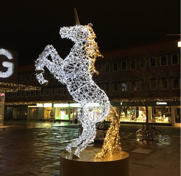 3D Led Lighted Decorative Animals Sculpture Horse Motif String Light Christmas Decoration - Image 2