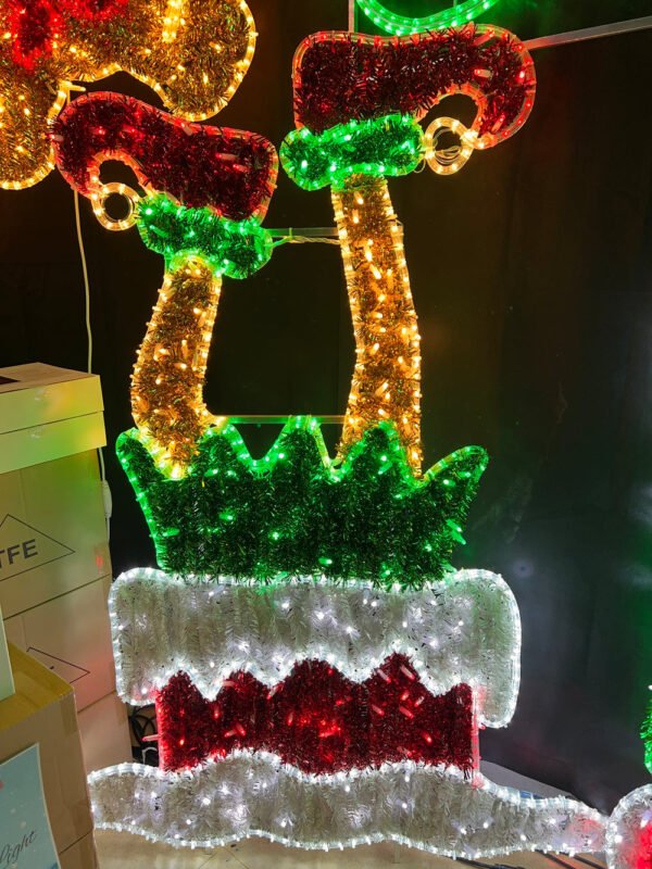 2D LED Lighted Decorative Street Shopping Mall Teddy Bear Motif Light Holiday Christmas Decorations - Image 7