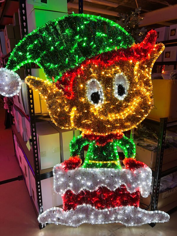 2D LED Lighted Decorative Street Shopping Mall Teddy Bear Motif Light Holiday Christmas Decorations - Image 6