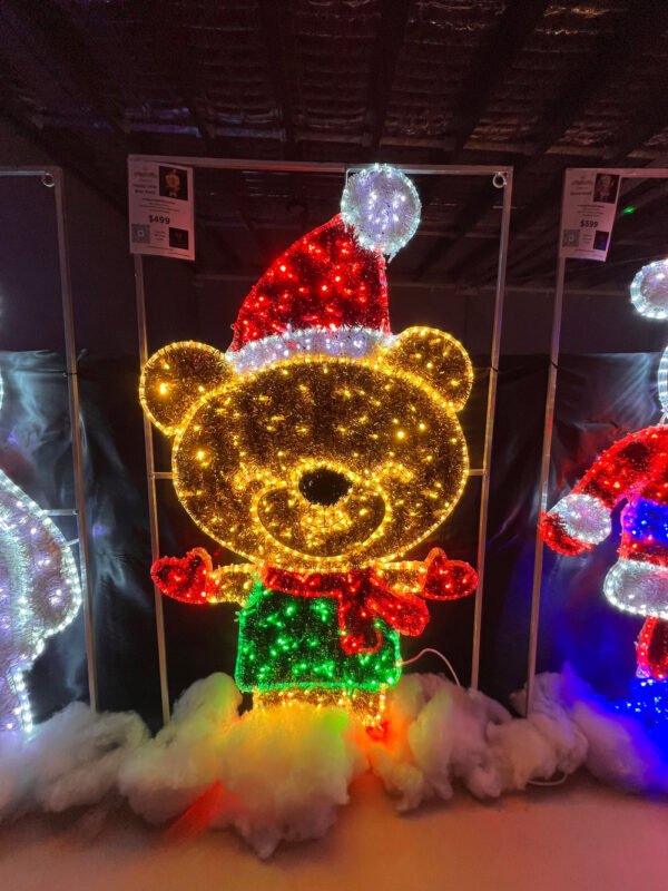 Christmas Santa Claus Lighting Decorative 2D LED Snowman Motif Lights Decorations Christmas Ornaments - Image 3