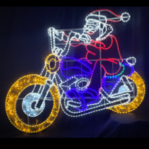 Christmas Santa Claus Lighting Decorative 2D LED Snowman Motif Lights Decorations Christmas Ornaments