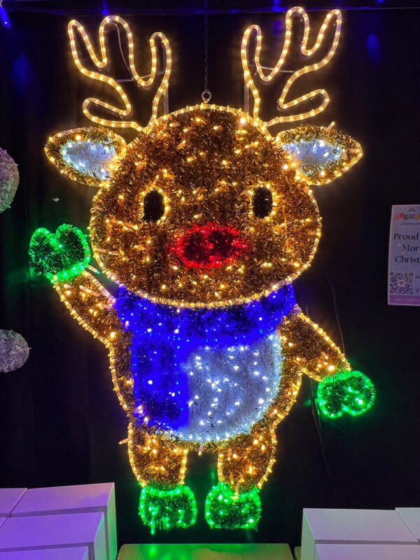 2D LED Lighted Decorative Street Shopping Mall Teddy Bear Motif Light Holiday Christmas Decorations - Image 8