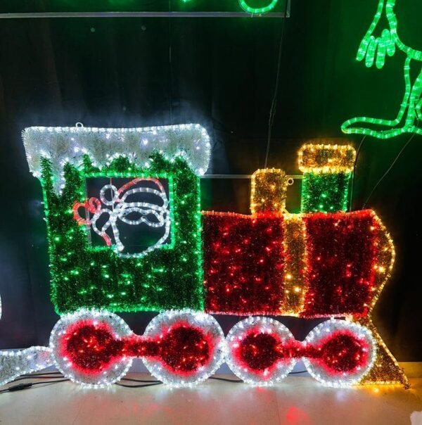 Christmas Santa Claus Lighting Decorative 2D LED Snowman Motif Lights Decorations Christmas Ornaments - Image 8