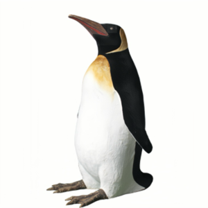 Animated Penguin Fiberglass Resin Animal Model Animatronic Christmas Decoration