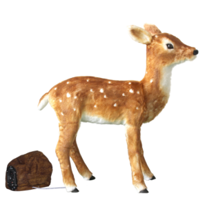 Life Size Realistic Reindeer Resin Fiberglass Christmas Ornaments Deer Animal Christmas Decoration Supplies