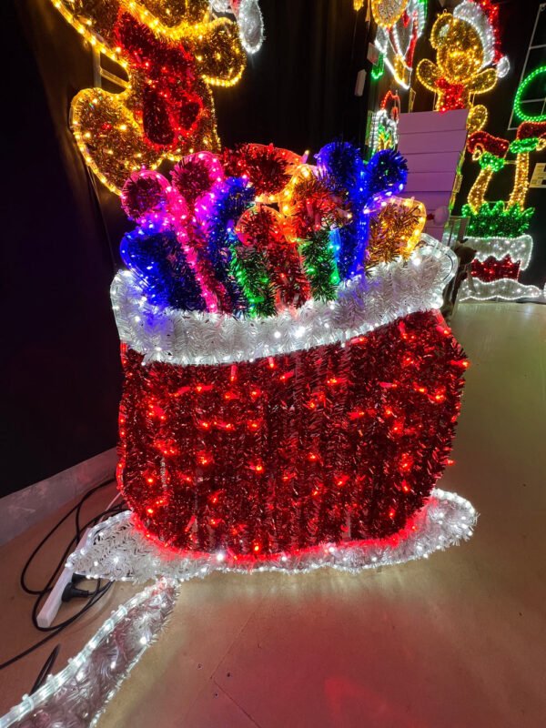 Christmas Santa Claus Lighting Decorative 2D LED Snowman Motif Lights Decorations Christmas Ornaments - Image 9