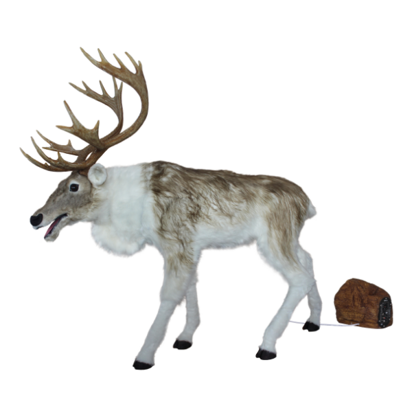 Realistic Animatronic Electric Deer Plush Statues Christmas Decorative Reindeer Christmas Decorations - Image 6