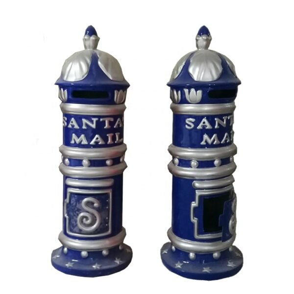 Commercial Navidad Decor Products Large Ornaments Outdoor Village Christmas Decoration Santa Mail Box - Image 3