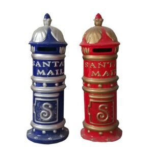 Commercial Navidad Decor Products Large Ornaments Outdoor Village Christmas Decoration Santa Mail Box