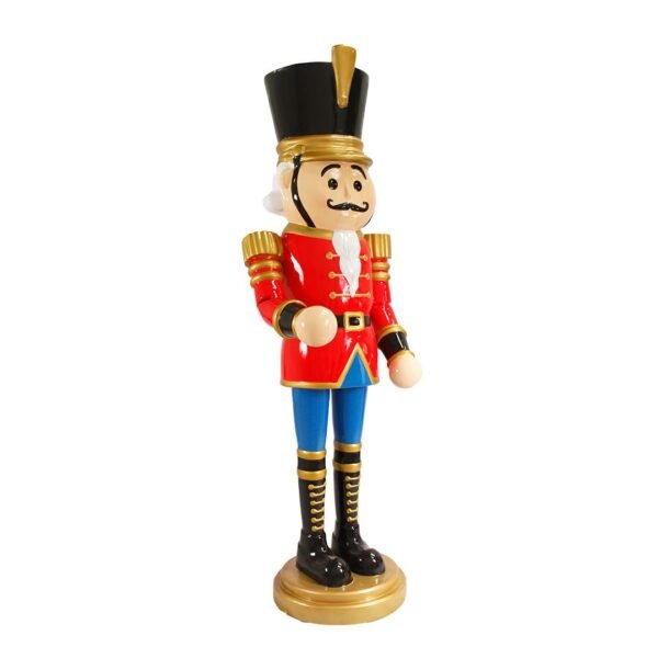 6ft Nutcracker Christmas Giant Resin Fiberglass Outdoor Christmas Decoration Figurines Gift Ornaments Candy Nutcracker - Image 3