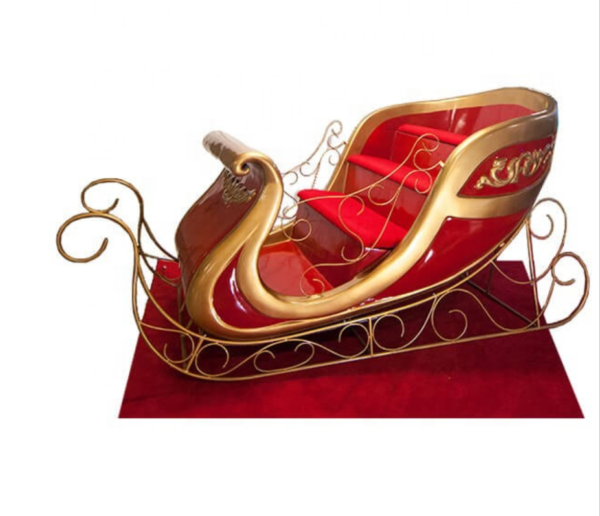 Outdoor Life Size Santa Claus Sleigh Ornaments Electric Christmas Sleigh Decoration - Image 3