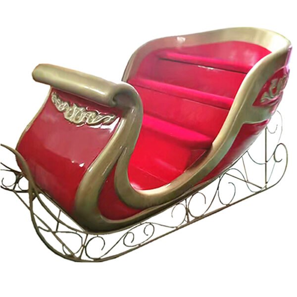 Outdoor Life Size Santa Claus Sleigh Ornaments Electric Christmas Sleigh Decoration - Image 7