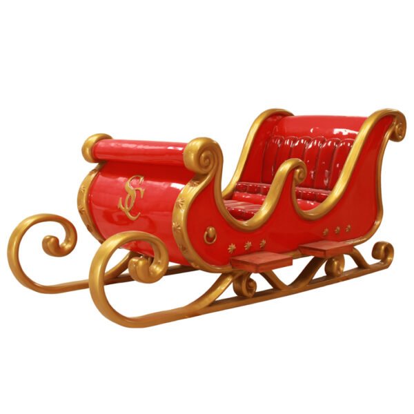 Outdoor Life Size Santa Claus Sleigh Ornaments Electric Christmas Sleigh Decoration - Image 4