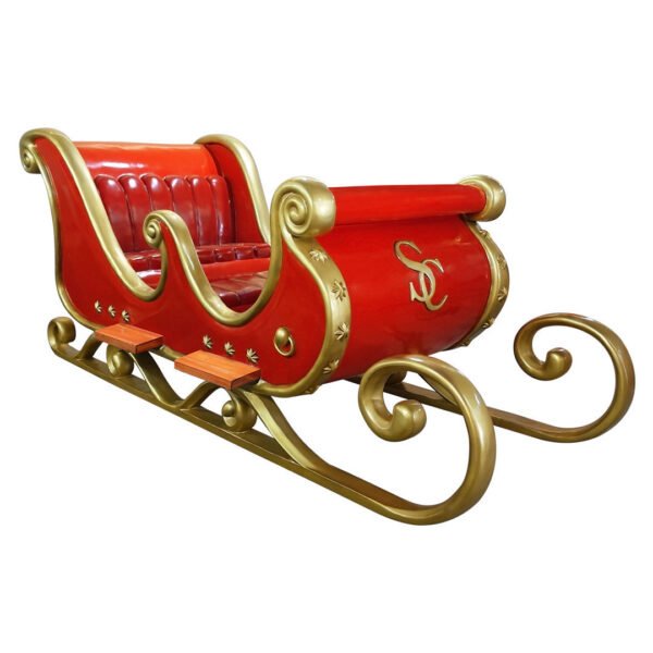 Outdoor Life Size Santa Claus Sleigh Ornaments Electric Christmas Sleigh Decoration - Image 5