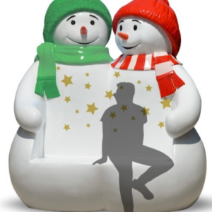 Giant Fiberglass Figures Snowman Decor Christmas Decorations Large Christmas Snowman for Festivals