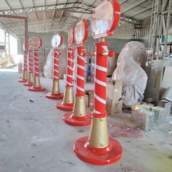Fiberglass Christmas Signage Commercial Navidad Decor Large Ornaments Figurine Christmas Decoration - Image 6