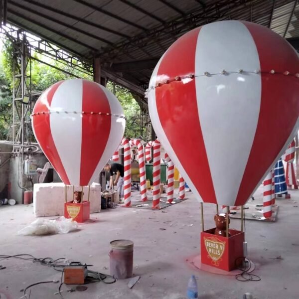 Commercial Fiberglass Products Balloons Air Set Large Candy Cane Giant Lollipop Outdoor Christmas Decorations with Light - Image 6