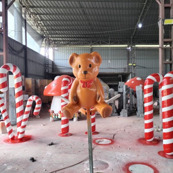 Commercial Fiberglass Products Balloons Air Set Large Candy Cane Giant Lollipop Outdoor Christmas Decorations with Light - Image 8