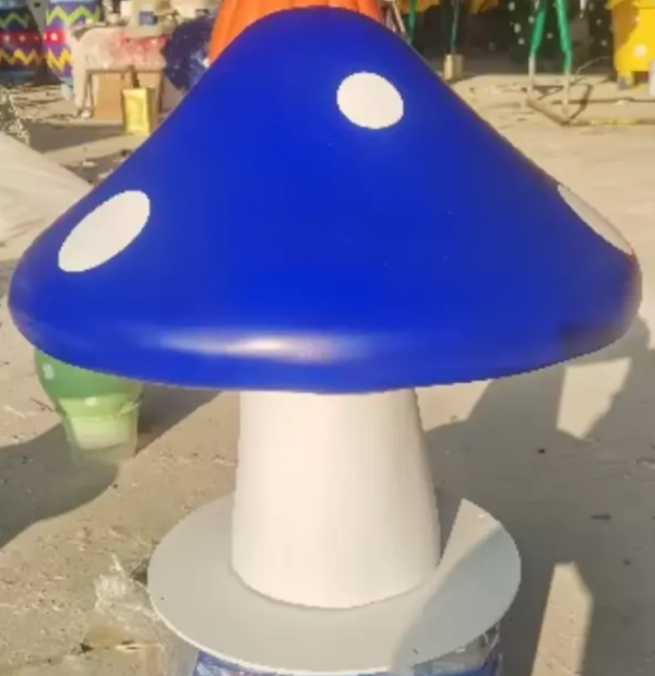 Commercial Life Size Mushroom Decor Statue Resin Fiberglass Crafts Sculpture Outdoor Landscape Lights - Image 5