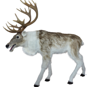Realistic Animatronic Electric Deer Plush Statues Christmas Decorative Reindeer Christmas Decorations
